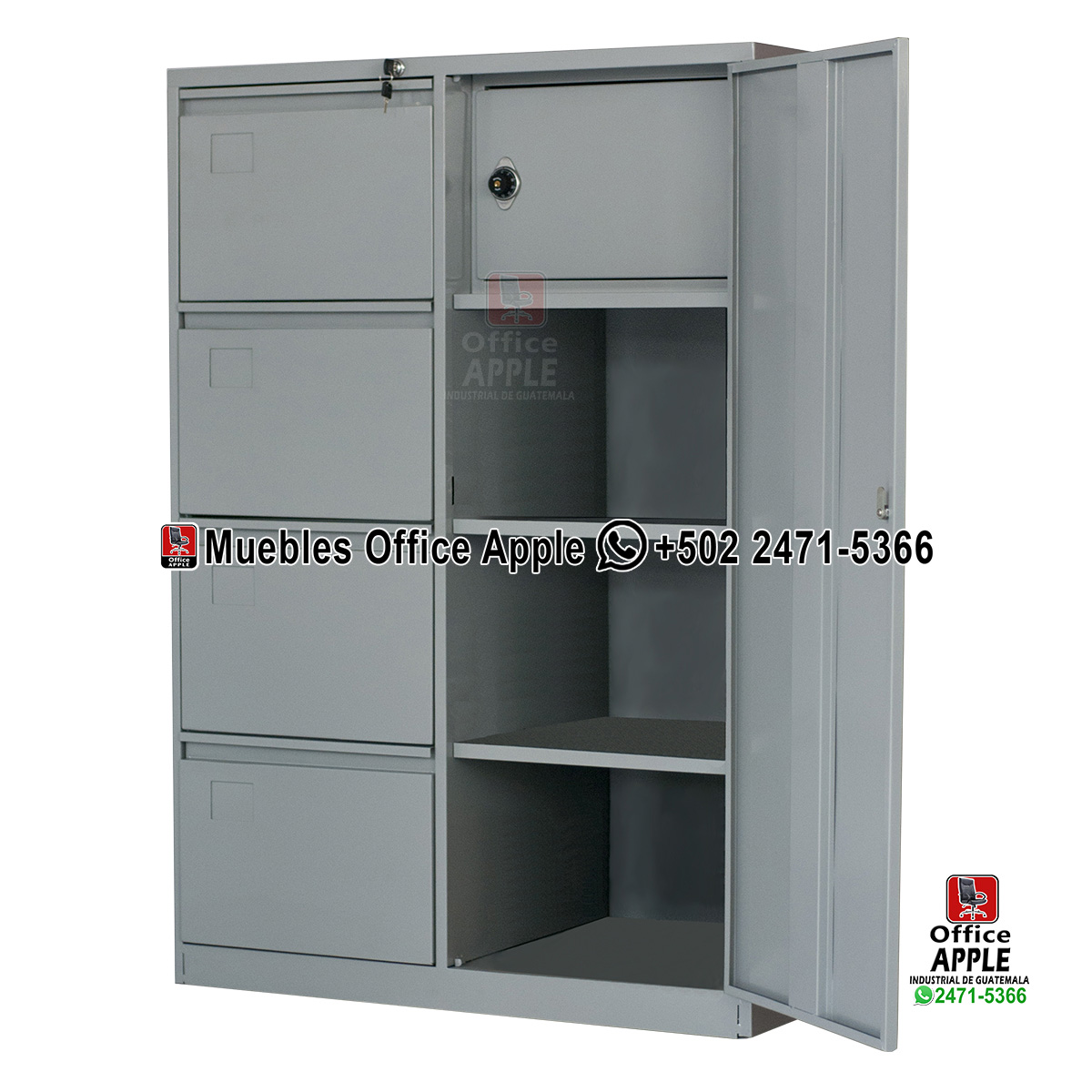 ARCHIVO COMBINADO CON CAJA Y ARMARIO