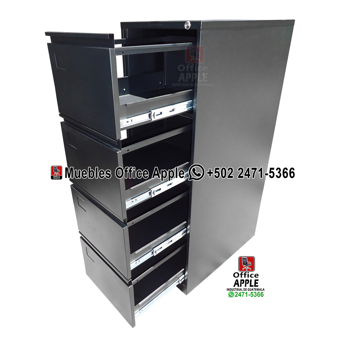 ARCHIVO EURO ABIERTO copia ARCHIVO EURO DE 4 GAVETAS F69