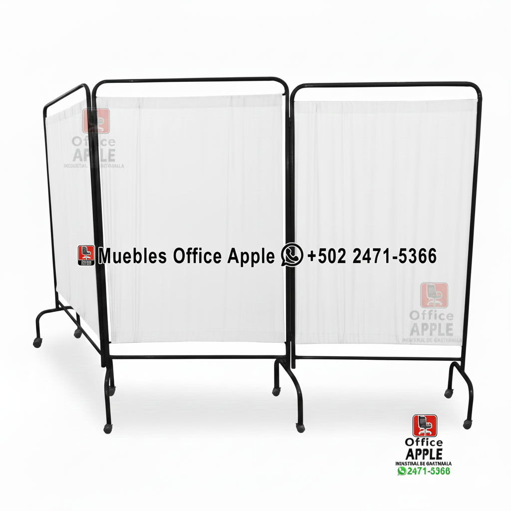 BIOMBO DE 3 CUERPOS BLANCO BIOMBO MEDICO DE 3 CUERPOS